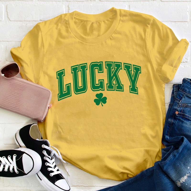 Lucky Shamrock Teacher T-Shirt