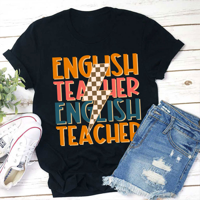 Lightning English Teacher T-Shirt