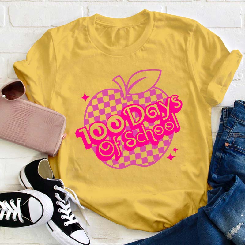 100 Days Of School Teacher T-Shirt