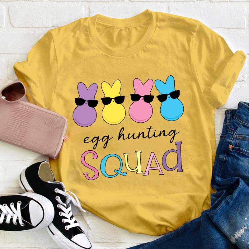 Egg Hunting Squad Teacher T-Shirt