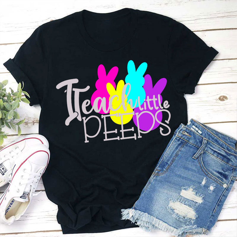 Hip Hop I Teach Little Peeps Teacher T-Shirt