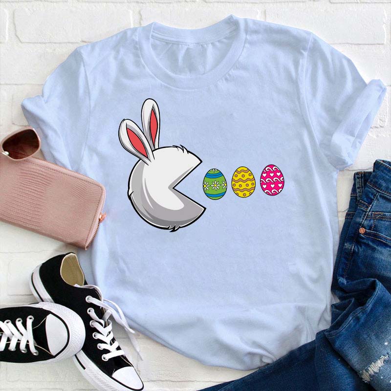 Egg Hunter Rabbit Teacher T-Shirt