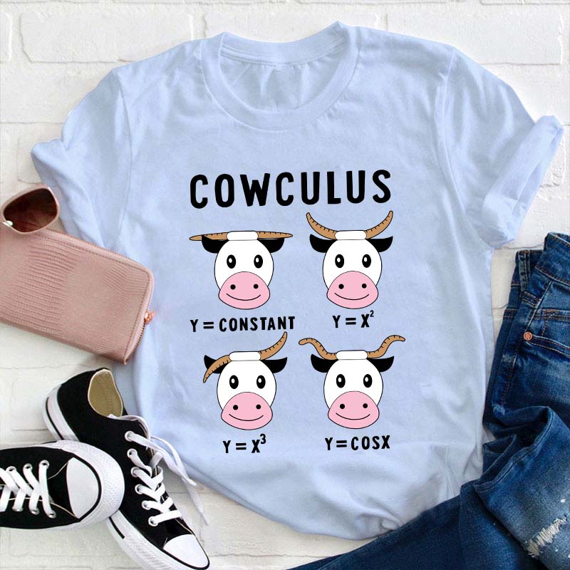 Cowculus Teacher T-Shirt