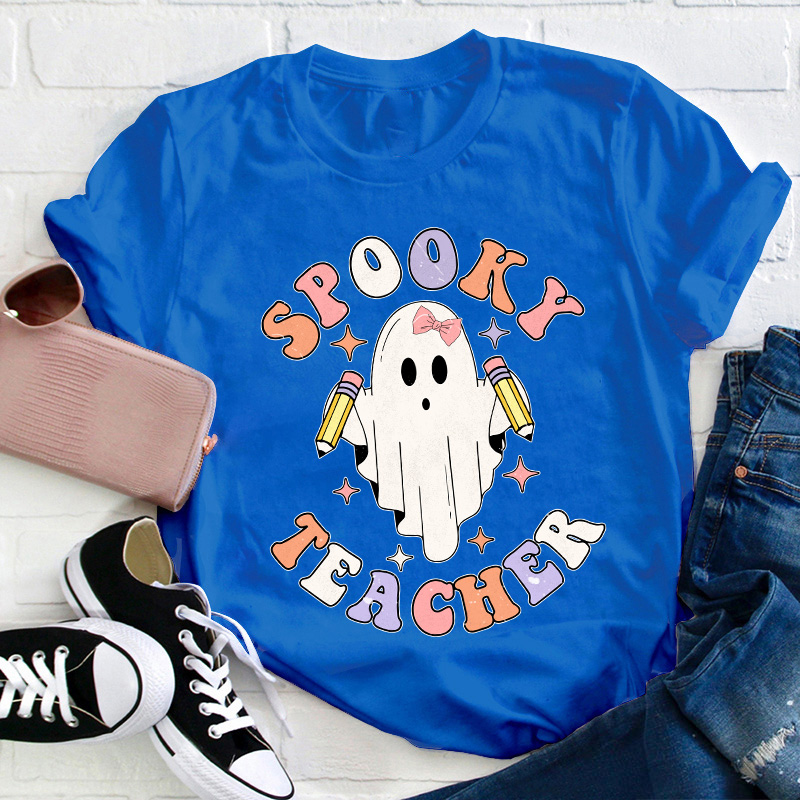 Spooky Ghost Teacher T-Shirt
