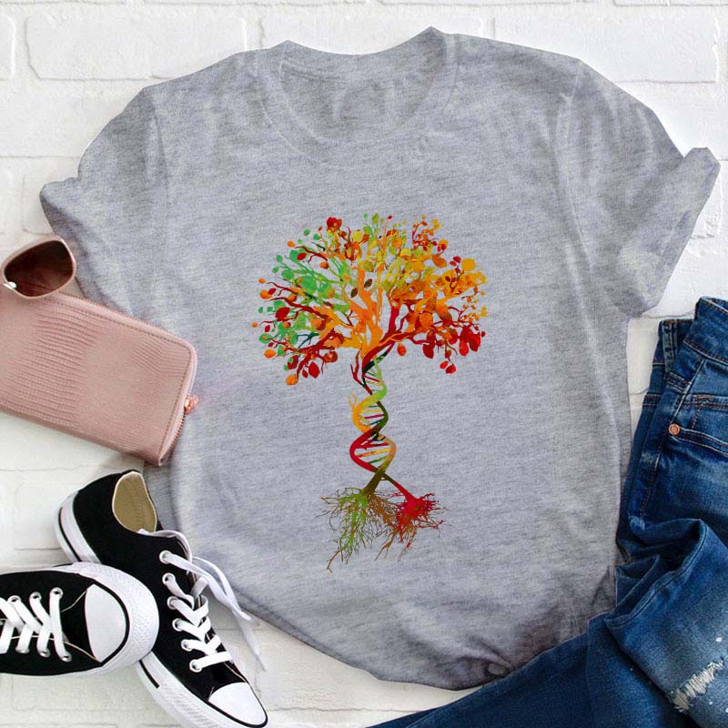 DNA Trees Teacher T-Shirt