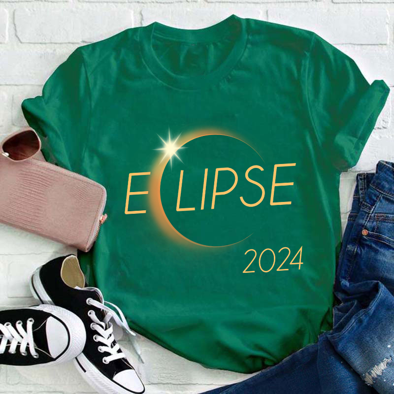 America Totality Total Solar Eclipse Teacher T-Shirt