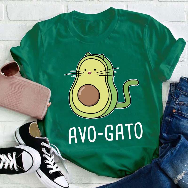 Avo-Gato Cute Spanish Teacher T-Shirt