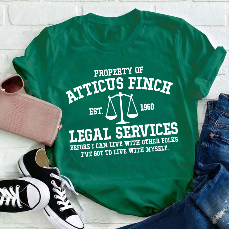 Property Of Atticus Finch Teacher T-Shirt