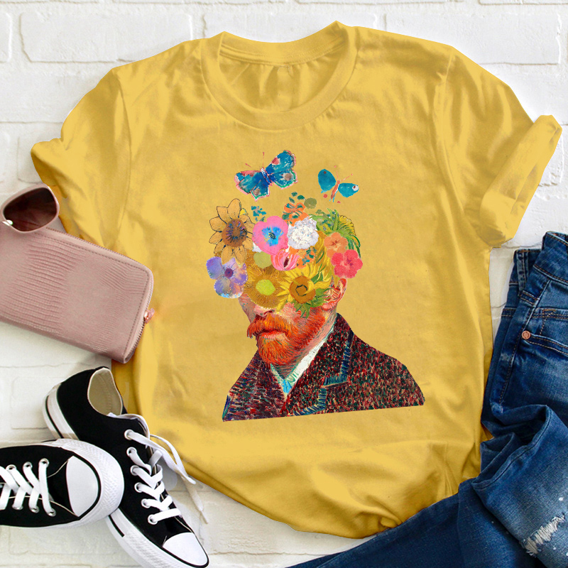 Minds Blooming Art Teacher T-Shirt
