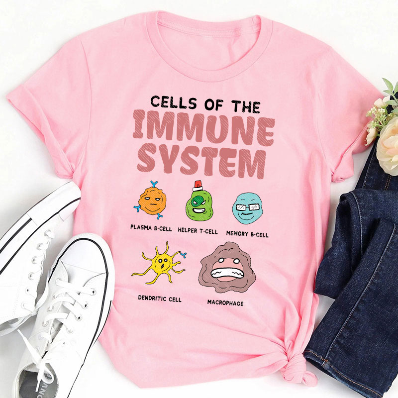 Cells Of The Immune System Teacher T-Shirt