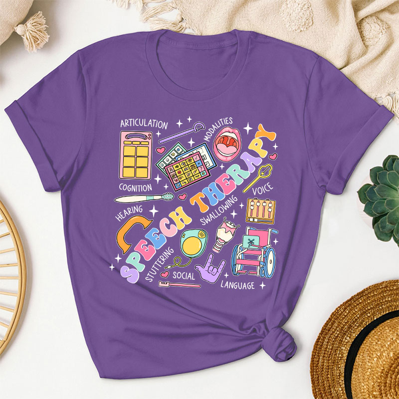 Funny SLP Speech Therapy Teacher T-Shirt