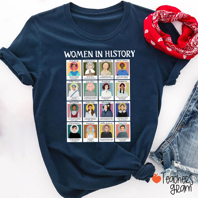 Women In History Teacher T-Shirt