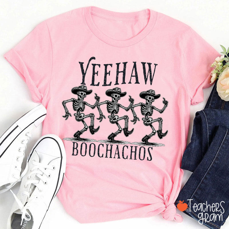 Yeehaw Boochachos Halloween Dance Teacher T-Shirt