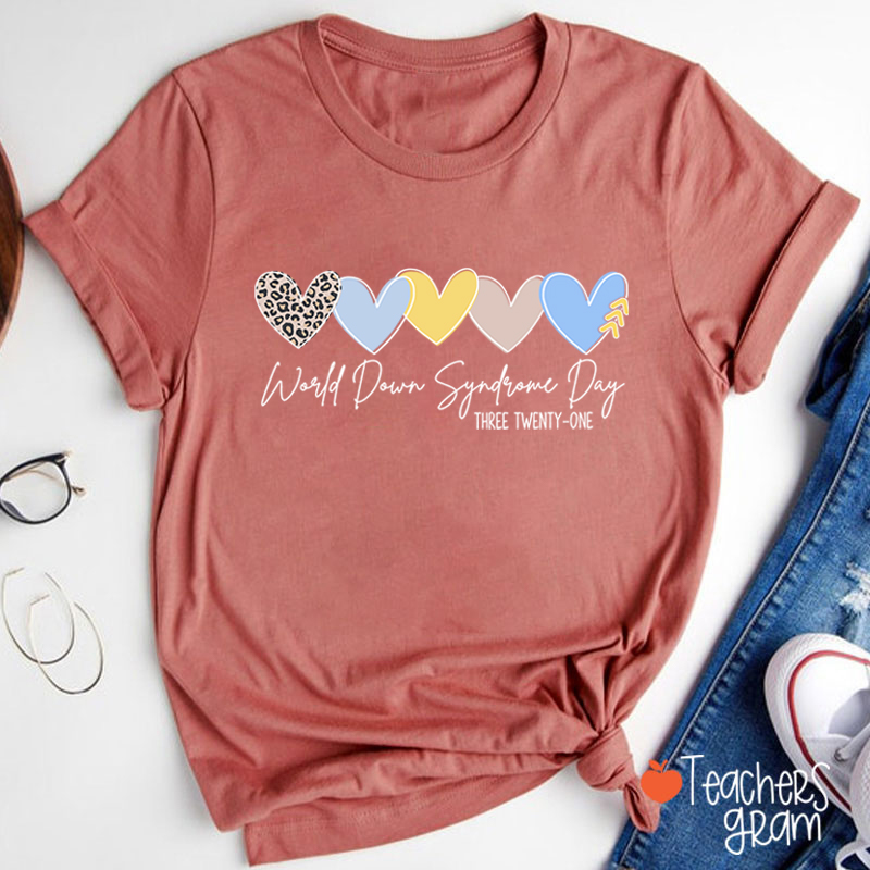 World Down Syndrome Day Teacher T-Shirt