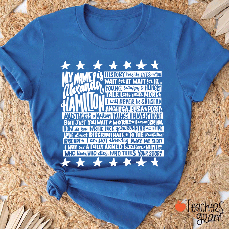 My Name Is Famous Theater Teacher T-Shirt