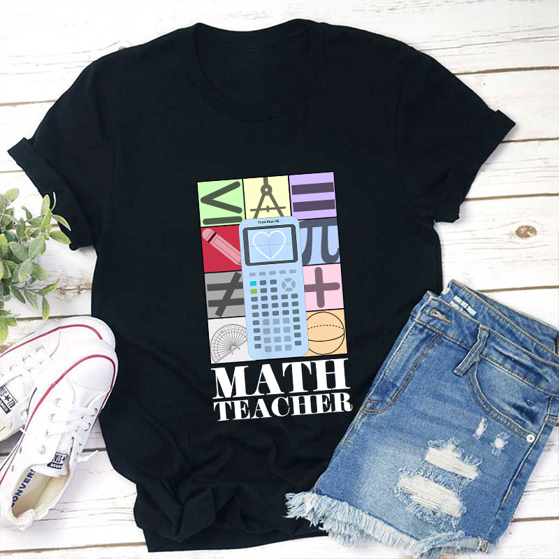 Calculator Math Teacher T-Shirt