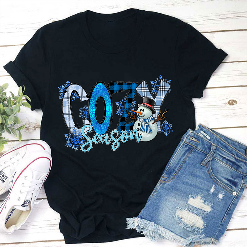 Cozy Season Teacher T-Shirt