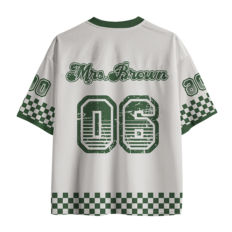 Personalized Mascot School Spirit Game Day Teacher Mesh Jersey