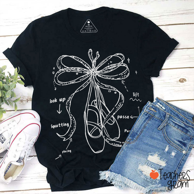 Ballet Step Guide Teacher T-Shirt