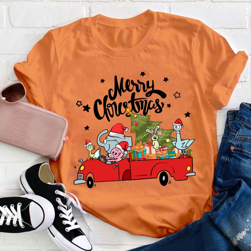 Merry Christmas Have A Nice Christmas Teacher T-Shirt