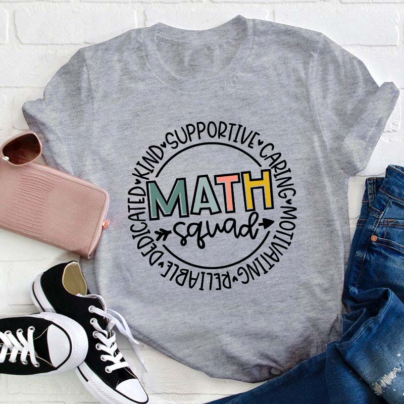 Math Squad Teacher T-Shirt