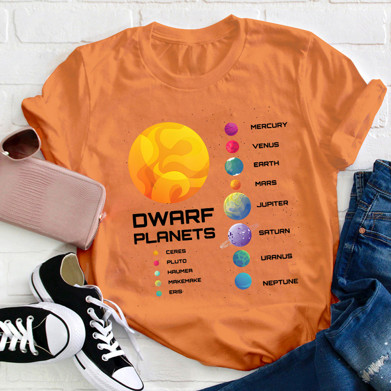 Dwarf Planets Teacher T-Shirt
