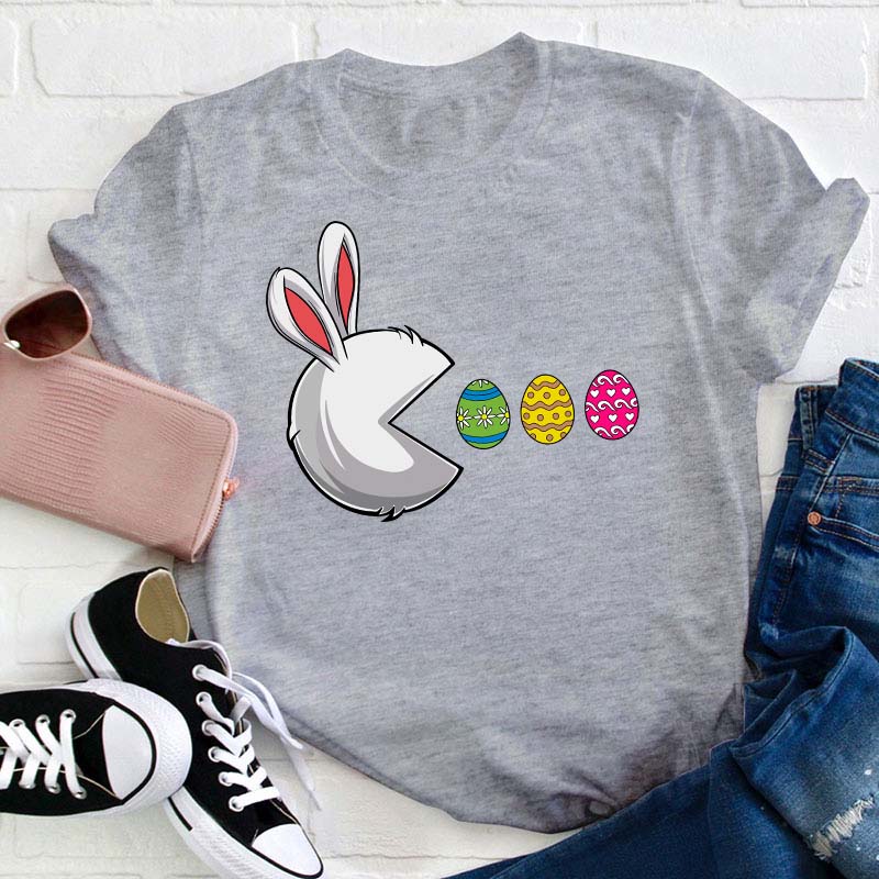 Egg Hunter Rabbit Teacher T-Shirt