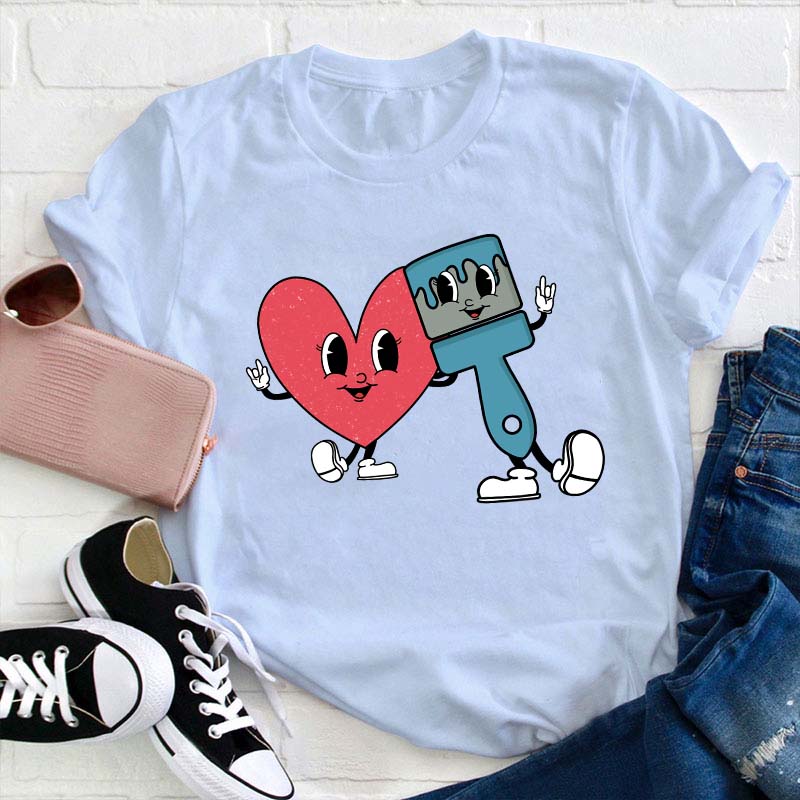Love Art Teacher T-Shirt