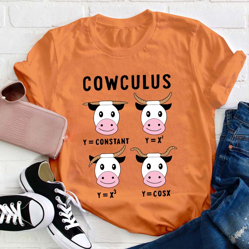 Cowculus Teacher T-Shirt
