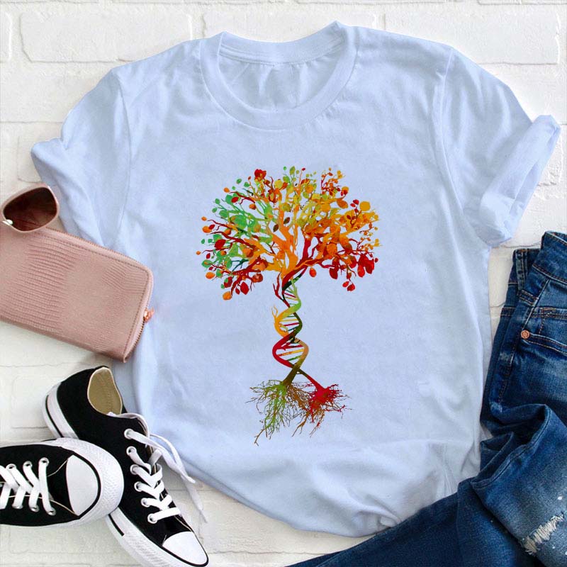 DNA Trees Teacher T-Shirt
