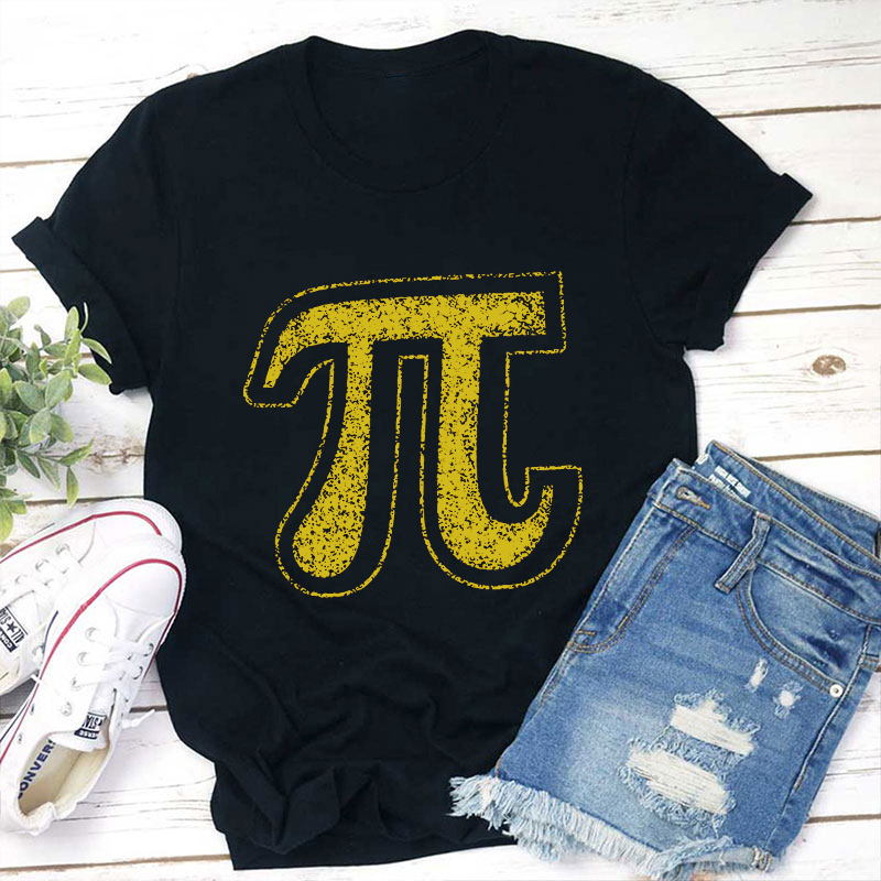Pi Symbol Teacher T-Shirt