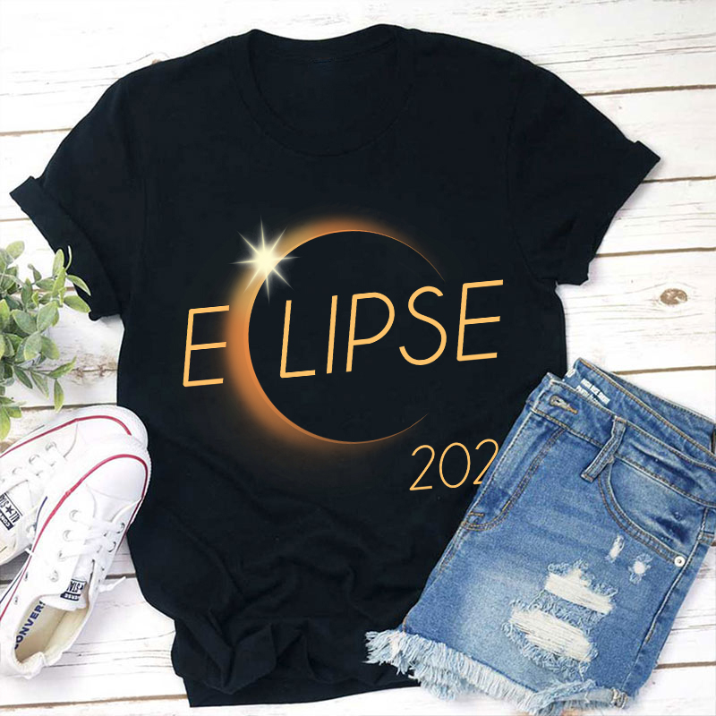 America Totality Total Solar Eclipse Teacher T-Shirt