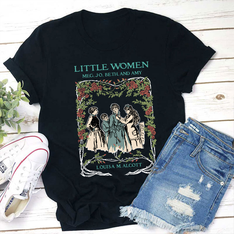 The Cover Of Little Women Teacher T-Shirt