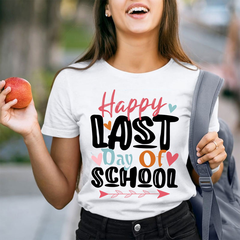 Happy Last Day of School Heart T-Shirt