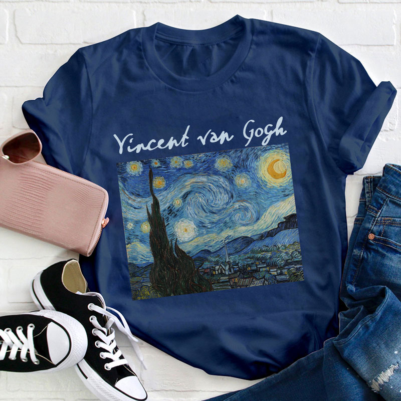 Starry Starry Night Teacher T-Shirt