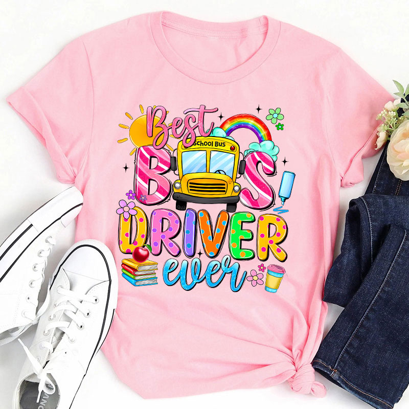 Best Bus Driver Teacher T-Shirt