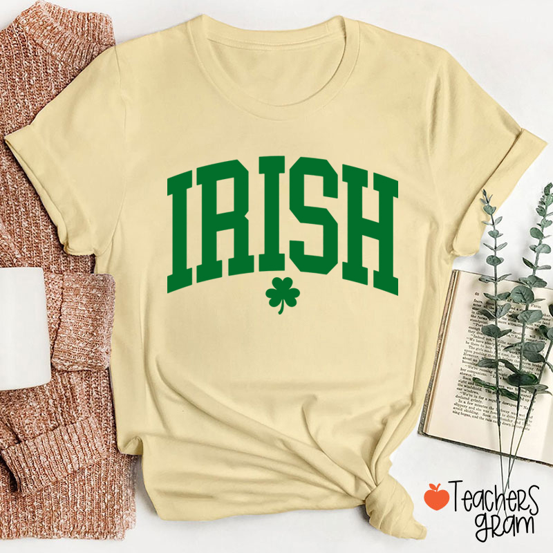 Irish Shamrock St Patricks Day Teacher T-Shirt