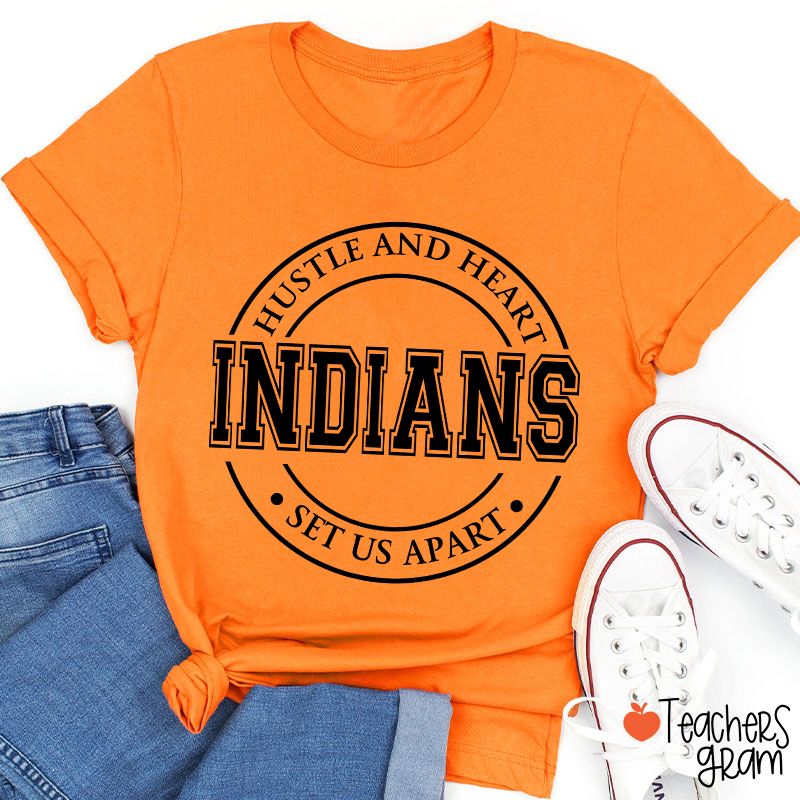 Personalized Mascot And Slogan Game Day Teacher T-Shirt