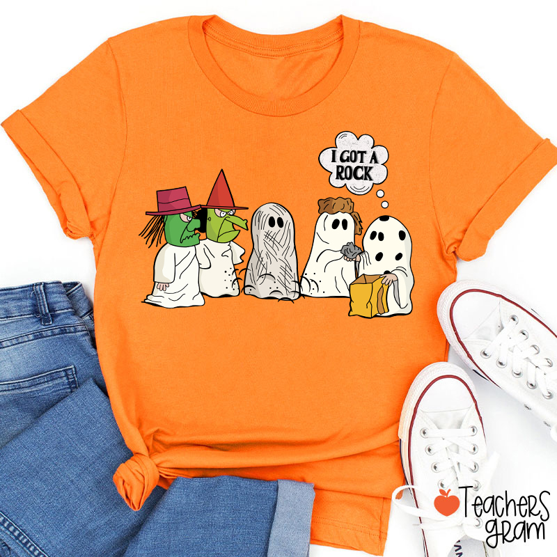 I Got A Rock Halloween Teacher T-Shirt