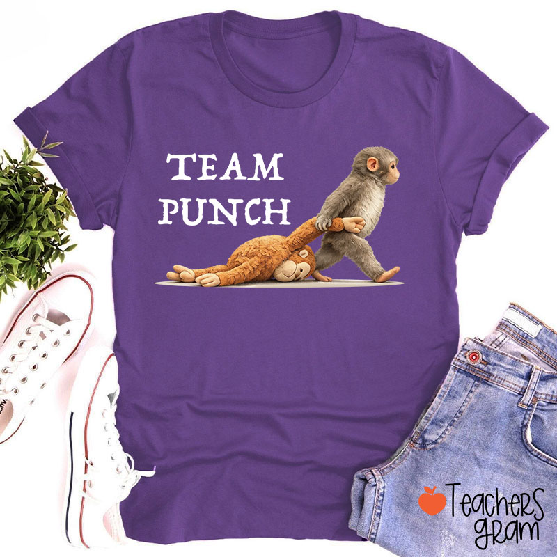 Team Punch Comfort Colors Teacher T-Shirt