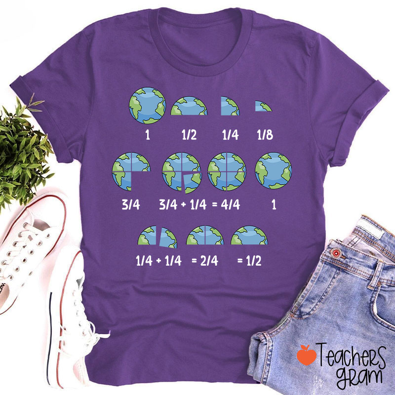 Earth Day Math Teacher T-Shirt