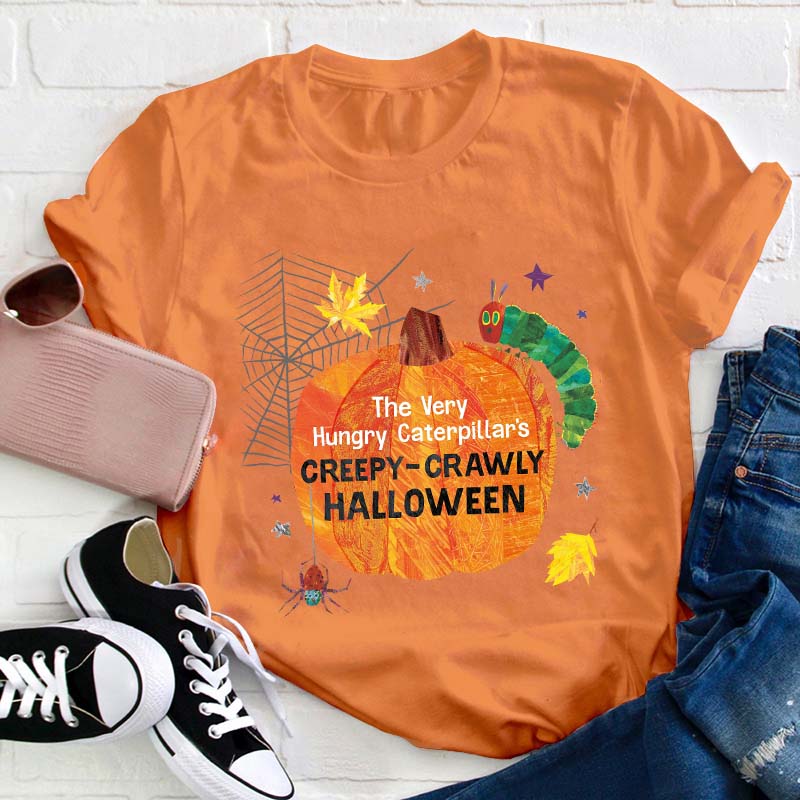 Caterpillar’s Creepy-Crawly Halloween Teacher T-Shirt