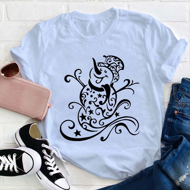 Welcome The Magic Of Winter Teacher T-Shirt