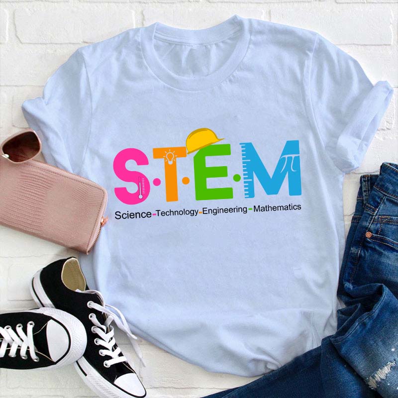 Science Technology Engineering Mathematics Teacher T-Shirt
