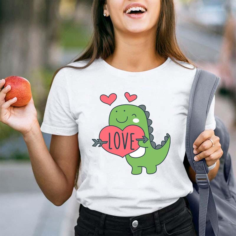 Dino Love Teacher T-Shirt