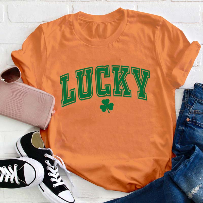 Lucky Shamrock Teacher T-Shirt