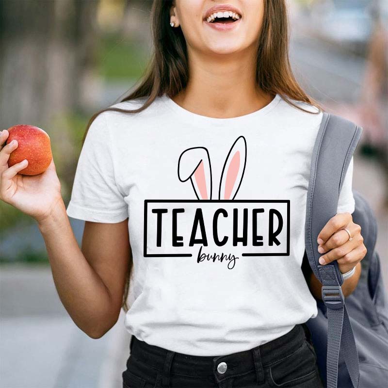 Teacher Bunny Teacher T-Shirt