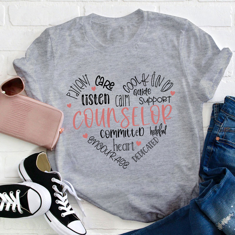 Personalized Heart Of A Teacher T-Shirt