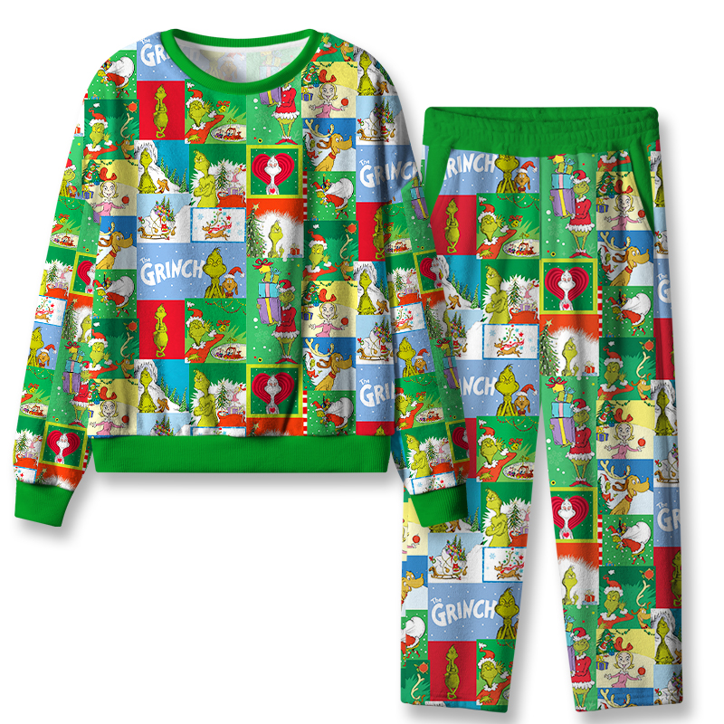Having Christmas With Mean Guy Teacher Flannel Pajama Set