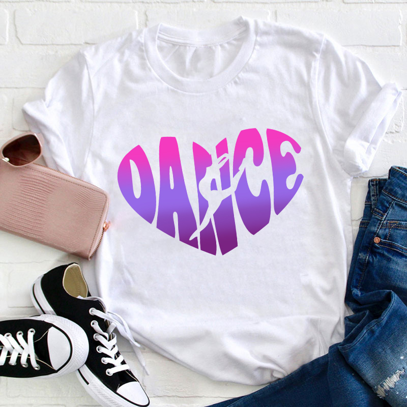 Purple Laser Dance Teacher T-Shirt